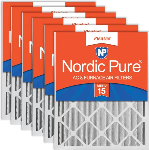 Vista 14 de Nordic Pure 16x20x4 (15_1/2 x 19_1/2 x 3_5/8) Filtro de aire plisado MERV 7, 1 unidad