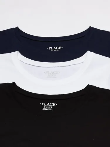 Vista 2 de The Children's Place girls Assorted Long Sleeve Basic Layering T shirt 3 Pack
