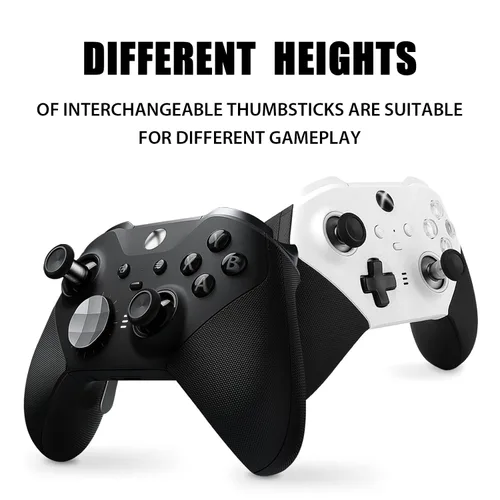 Vista 2 de Elite Series 2 Thumbsticks - Joysticks magnéticos 6 en 1 para Xbox Elite Controller Series 2 Core (modelo 1797), accesorios de repuesto incluidos 2