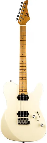 Vista 7 de EART TL-380 Guitarra eléctrica profesional para jugadores versátiles Cuello y diapasón de arce tostado, pastillas humbuckers con bobina dividida