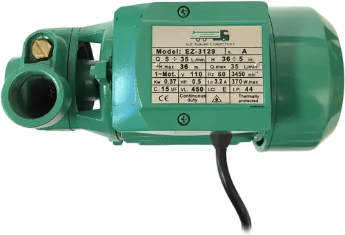 Vista 3 de Bomba de agua eléctrica de uso continuo industrial (Motor de 1/2 HP)
