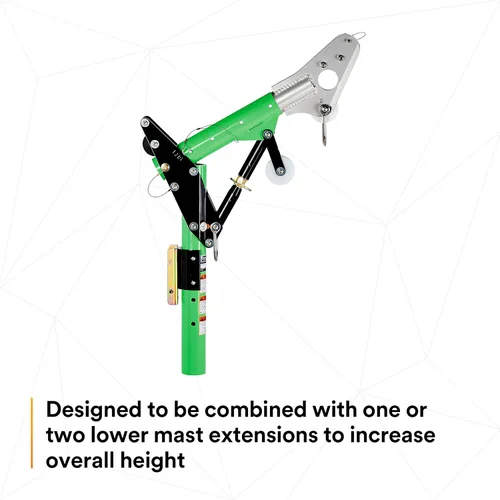 Vista 9 de 3M DBI-SALA Advanced 8518001 Davit Componente, 11-1/2" "-27-1/2" Desplazamiento Ajustable Mástil de Davit Superior Con 33" "- 43" Altura del Punto
