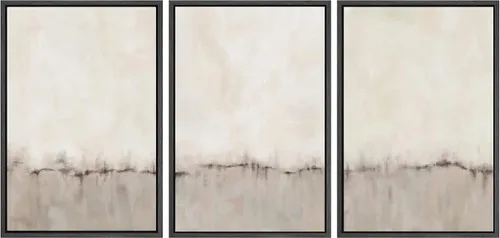 Vista 12 de SIGNWIN Lienzo enmarcado para pared, juego de arte abstracto de serenidad costera, ilustraciones abstractas junto al mar, arte moderno, decorativo