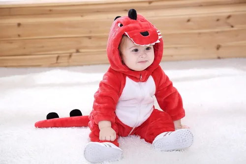 Vista 9 de TONWHAR Baby Boys Girls Animal Bodysuit Infant And Toddlers Romper Jumpsuit Halloween Costume Partywear