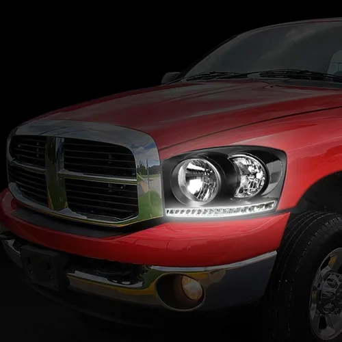 Vista 7 de DNA MOTORING HL-LED-RM06-BK-CL1 Juego de lámparas LED DRL para parachoques delantero compatible con Dodge Ram 1500 modelos 2006-2008/Dodge Ram 2500