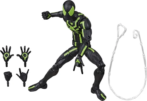 Vista 2 de Hasbro Marvel Legends Big Time Spider-Man Figura de acción de 6 pulgadas