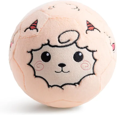 Vista 13 de VangeBow Pelotas de fútbol silenciosas para interior para niños pequeños de 1 a 3 años, juguetes de fútbol de peluche suave inflable para bebés