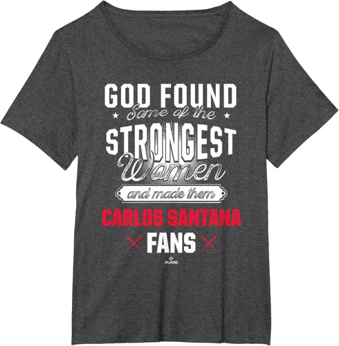Vista 4 de Dios encontró la mujer más fuerte Carlos Santana camiseta