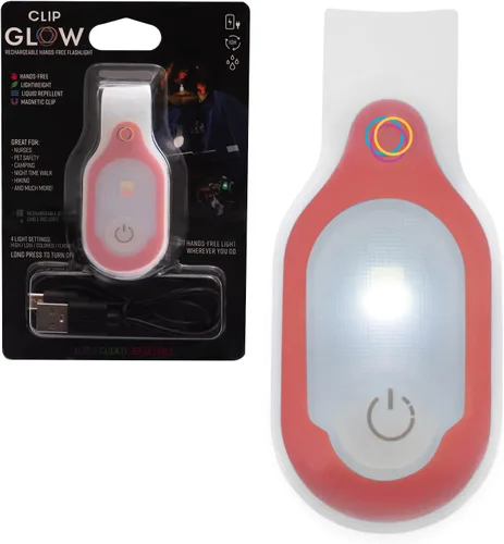 Vista 10 de Clipglow - Luz de enfermería con clip, luz de turno de noche de enfermería, brillante, ligera, magnética, portátil, linterna recargable por USB