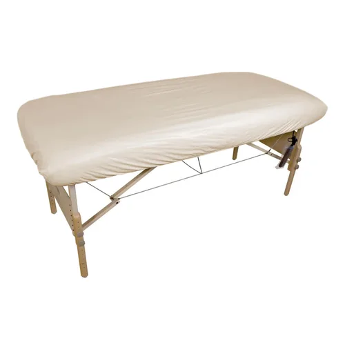 Vista 8 de Body Linen Funda para mesa de masaje, barrera reutilizable con superficie limpia. Material PUL impermeable, lavable a máquina. Protege la mesa