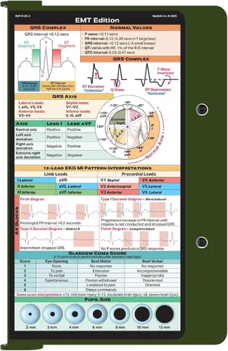 Vista 3 de WhiteCoat Clipboard® - Edición EMT Verde Ejército Verde militar