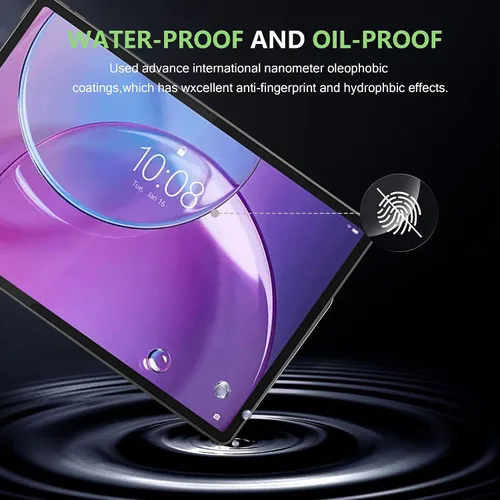 Vista 4 de Protector de pantalla para Lenovo Tab idea Pro Gen 2 (2026) de 13 pulgadas, dureza 9H, antiarañazos, vidrio templado, compatible con fundas