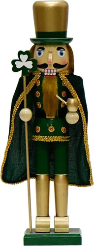 Vista 9 de Soldados Americanos Cascanueces Decoraciones Navideñas - Figuras de Madera Hechas a Mano de 15 Pulgadas con Camuflaje Temática Navideña para Mesa