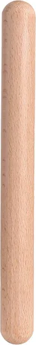 Vista 4 de 1 par de instrumentos de percusión musical de clavos de madera clásica de 8 pulgadas, palos de ritmo de madera natural (1 par FBA)