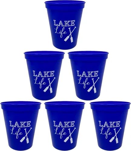 Vista 8 de Celebration Saying Party Cups – 12 Beer Pong Champion (combo rojo/azul)