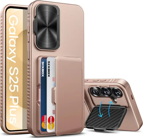 Vista 27 de para Samsung Galaxy S25 Funda, Compatible con MagSafe y Soporte Integrado y Grado Militar de Resistencia a Caídas, Funda Magnética Translúcida