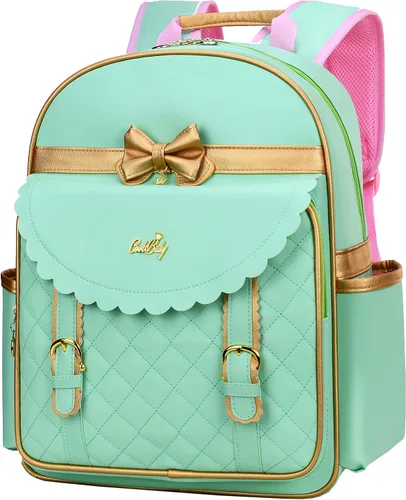 Vista 5 de Mochila impermeable de PU para niños de la escuela primaria