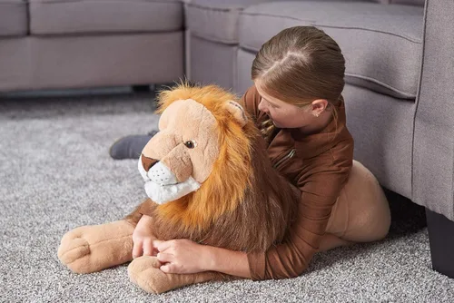 Vista 6 de Wild Republic Jumbo - Animal gigante de peluche, León, 30 pulgadas