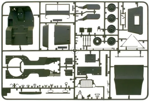 Vista 11 de 3635 Willys Jeep MB 80 aniversario 1:24 Kit