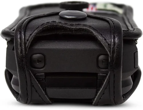 Vista 4 de Turtleback Funda ajustada diseñada para DuraXV Extreme y DuraXA Equip - Funda de piel negra con clip de cinturón de metal giratorio de alta