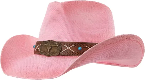 Vista 13 de GrinderPUNCH sombrero de vaquero clásico con la bandera americana Bandera antigua