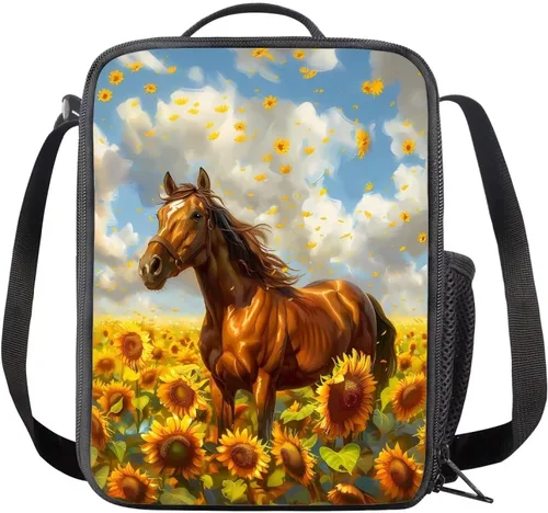 Vista 18 de INSTANTARTS Axolotl - Bolsa de almuerzo para niños, reutilizable, aislada, térmica, bolsa de almuerzo, bolsa de comida para niñas