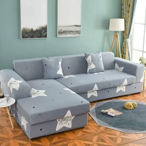 Vista 51 de IMYOGI Fundas de sofá de alta elasticidad, funda de sofá elástica con patrón de elastano, fundas de sofá de dos plazas, 1 pieza, protector de perro