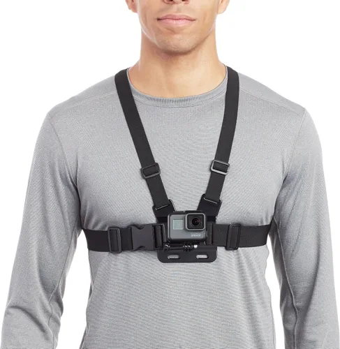 Vista 3 de Amazon Basics - Arnés ajustable para pecho para cámara GoPro (compatible con la serie GoPro Hero), Negro