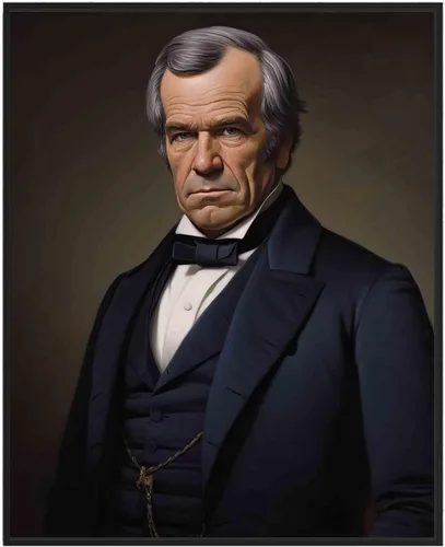 Vista 10 de Abraham Lincoln - Póster impreso artístico, retrato presidencial oficial, decoración de pared, colección de galería de arte del presidente, pintura