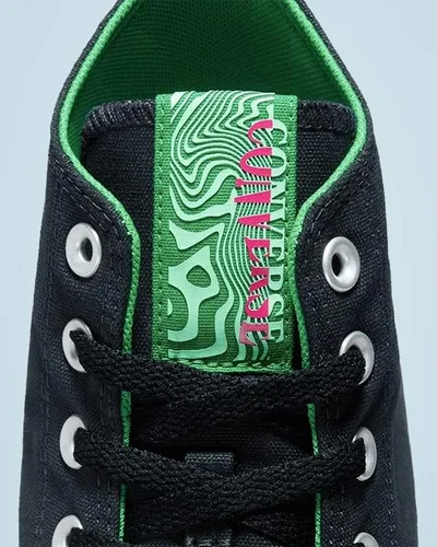 Vista 9 de Converse Chuck Taylor All Star See Beyond - Top alto unisex negroverderosa Prime
