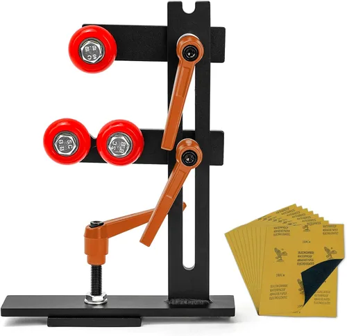Vista 7 de Soporte constante para torno de madera, soporte constante para carpintería en forma de L, soporte de herramientas de torno, herramientas de torno