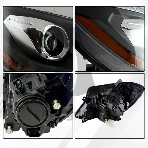 Vista 9 de ALLIGATOR AUTO LIGHTS Conjunto de faros delanteros de repuesto para Mercedes Sprinter 2014 2015 2016 2017 2018, lado derecho/pasajero Faros