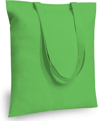 Vista 34 de TOPDesign Paquete de 10 bolsas de mano económicas de algodón de 11.8"x13", bolsas de tela ligeras y pequeñas reutilizables para compras de Beige