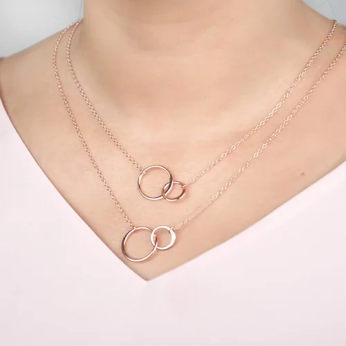 Vista 3 de Dear Ava Collar de regalo para mujeres y niñas, colgante de joyería moderna ajustable, idea de regalo de amor para ella con tarjeta sincera, regalos