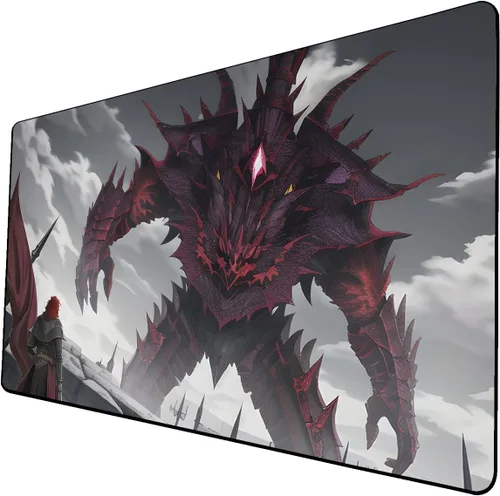 Vista 30 de Tapete de juego de cartas coleccionables AI Painting – Tapete de juego MTG con zonas, 24 x 14 pulgadas, tapete de juego MTG de alta calidad – El