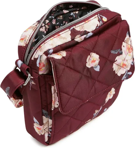 Vista 3 de Bolso cruzado pequeño de sarga de rendimiento para mujer