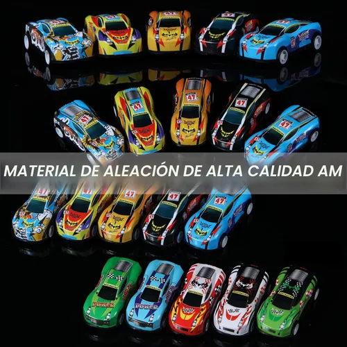 Vista 2 de Paquete de 28 Autos de Retroceso para Niños, Mini Vehículos de Juguete a Granel Favores de Fiesta Autos de Carreras de Juguetes, Rellenos de Bolsas