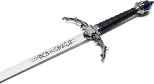 Vista 6 de Espada de fantasía personalizada de 38 pulgadas con vaina, grabado gratuito