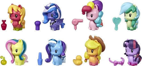 Vista 3 de My Little Pony Toy Cutie Mark Crew Confeti Party Countdown Coleccionable, paquete de 8 con 14 sorpresas