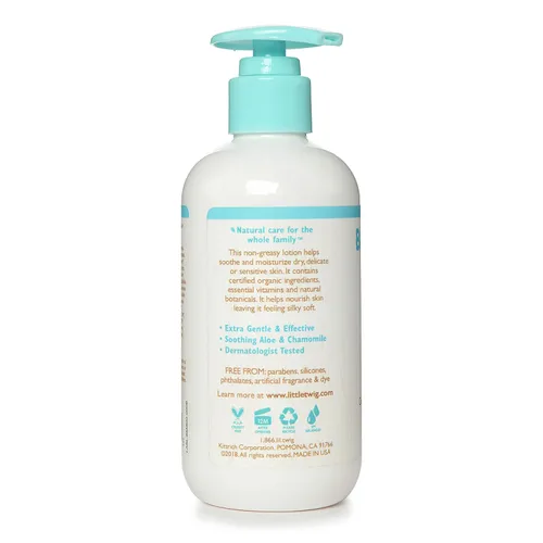 Vista 2 de Little Twig Loción para bebé, fórmula natural derivada de plantas, sin fragancia, 8.5 onzas líquidas