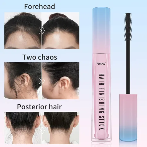 Vista 8 de FUNAN Juego de 9 palos de acabado de cabello con barra de acabado de cabello, barra de cera para el cabello, herramientas para la cola del cabello