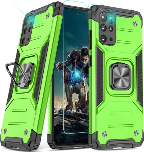 Vista 19 de YmhxcY Funda para Galaxy Note 8, funda para Galaxy Note 8 con protector de pantalla curvado 3D, fundas de grado armadura con soporte giratorio