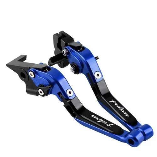 Vista 3 de NIKKHO Palanca de embrague de freno para BA & JAJ PULSAR200/NS200 PULSAR135 Pulsar 200 NS200 RS200 A motocicleta CNC aluminio plegable ajuste