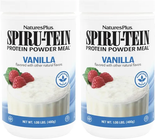 Vista 7 de NaturesPlus SPIRU-TEIN, vainilla - 1.06 libras - Polvo de proteína de espirulina - Vitaminas y minerales para energía - Vegetariano, sin gluten - 16