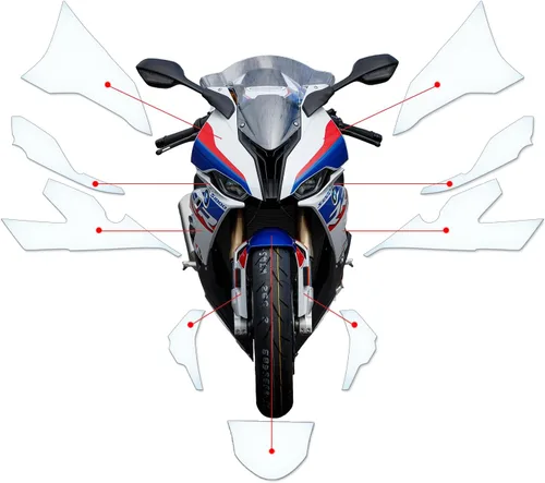 Vista 9 de [2 piezas] Película de protección de velocímetro adecuada para BMW S1000RR 2019+ 1 Ultra Clear / 1 antirreflejos