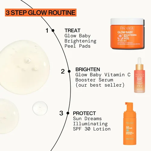 Vista 15 de Pacifica Beauty, Glow Baby - Almohadillas exfoliantes para bebés, 10% AHA y BHA, 60 unidades, ilumina y exfolia, para todo tipo de piel, sin