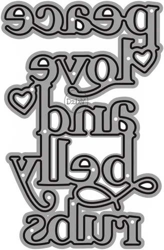 Vista 7 de DzIxY Amazing Words - Troqueles de corte de metal para hacer tarjetas, troquelados de papel en relieve, plantillas para máquina de álbumes
