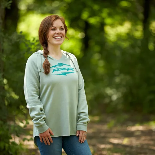 Vista 2 de Polaris Off Road RZR - Sudadera ligera con capucha para mujer