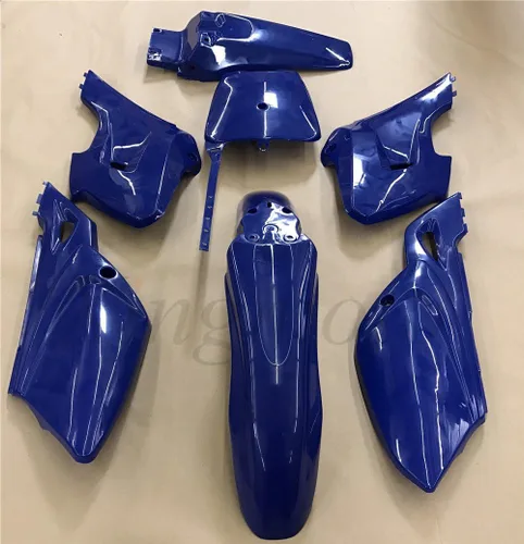 Vista 3 de Kits de cubierta de carenado de plástico azul 7 PC para Baja Dirt Runner 125