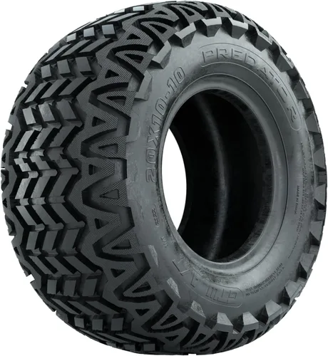 Vista 4 de GTW Predator - Neumático todo terreno para carrito de golf de 20 pulgadas, neumático A/T de 20 x 10-10, 4 capas, ajuste universal para ruedas de 10